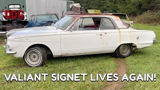 Seized Brakes And A Little Spinout  1963 Plymouth Valiant Signet Hardtop Comes Back To Life