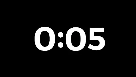 5 Seconds Timer with  "School Bell" Sound