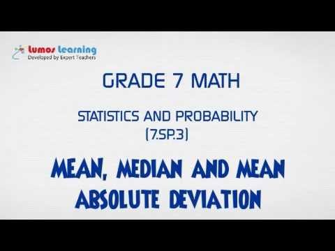 grade 7 math mean median and mean absolute deviation youtube