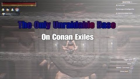 The Only Unraidable Base Conan Exiles 2020 (Hanging with ceilings and walls) Teaser