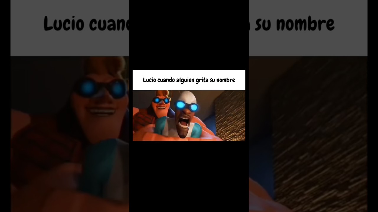 Lucio cuando alguien grita su nombre 😱 