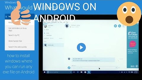 How to install Windows exe on Android / where you can run any exe file #1k subscribe