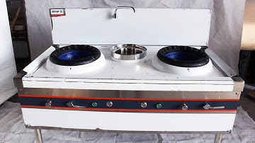 Bếp á đôi kiềng gang quạt thổi có bầu nước