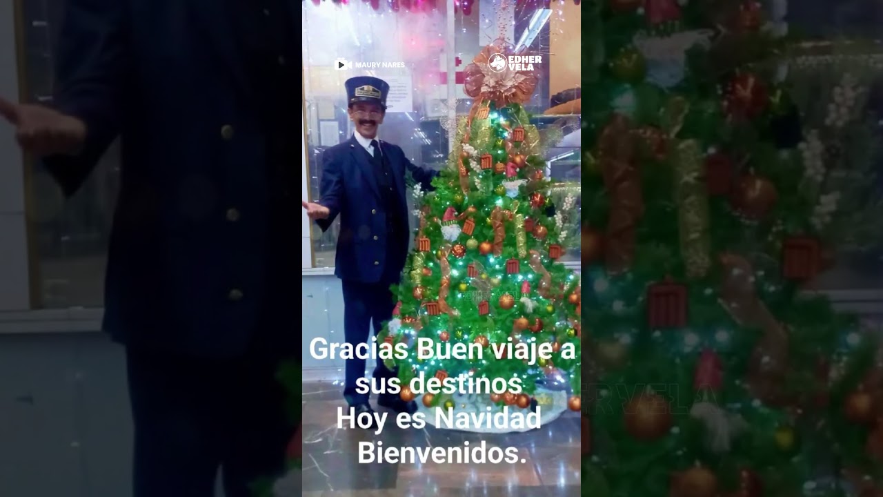 La Navidad llegó al Metro gracias a un conductor inspirado en El Expreso Polar