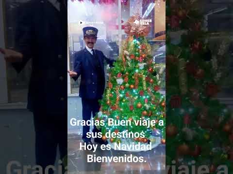 La Navidad llegó al Metro gracias a un conductor inspirado en El Expreso Polar