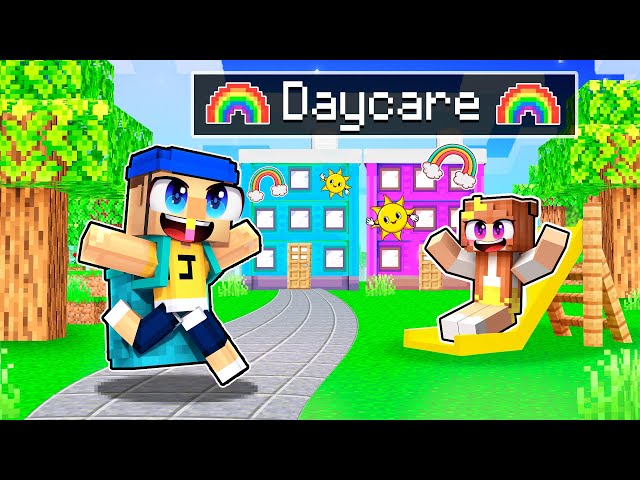Baby Jeffy Goes To DAYCARE in Minecraft! - YouTube