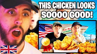 Brit Reacts to Brits try Best Fried Chicken in America!