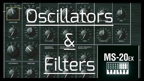 MS-20EX pt.1 Osc & Filter Section
