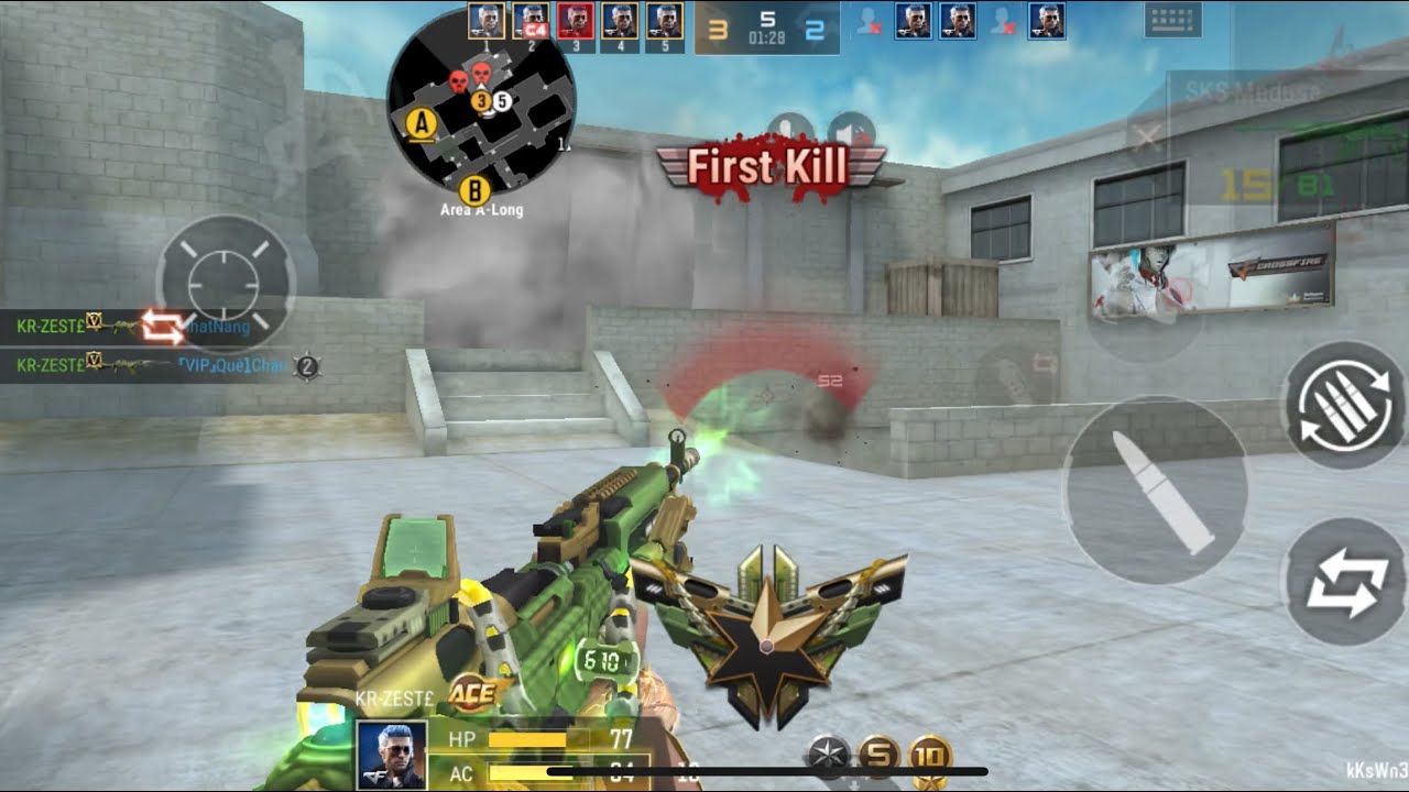 Crossfire legends mobile SKS-Medusa play 21kill 