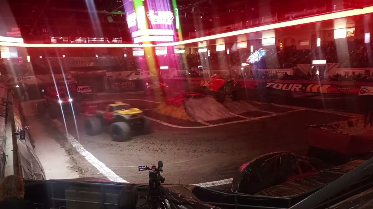 Toughest Trucks event at the Dow Event Center in Saginaw