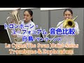トロンボーン ユーフォニアム比較「白鳥」サンサーンス Difference of Trombone and Euphonium Sound /Le Cygne(The Swan)