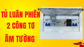 Tủ ATS 100A luân phiên 2 công tơ tự động âm tường - DITICO
