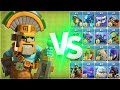 *Level 1* Jungle King vs All Troops - Clash of Clans