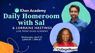 College Board's Lorraine Hastings on preparing for the SAT during school closure | Homeroom with Sal