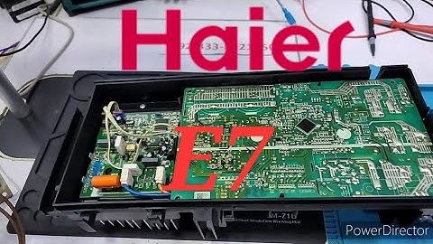 Haier Dc inverter ac E7 error code outdoor pcb Dc inverter ac pcb repairing and training center