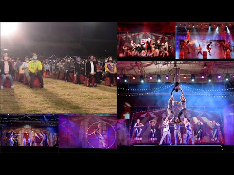 建縣300大放藝彩 福爾摩沙馬戲團在彰化縣立體育場演出