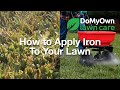 How to Apply Iron To Your Lawn | DoMyOwn.com