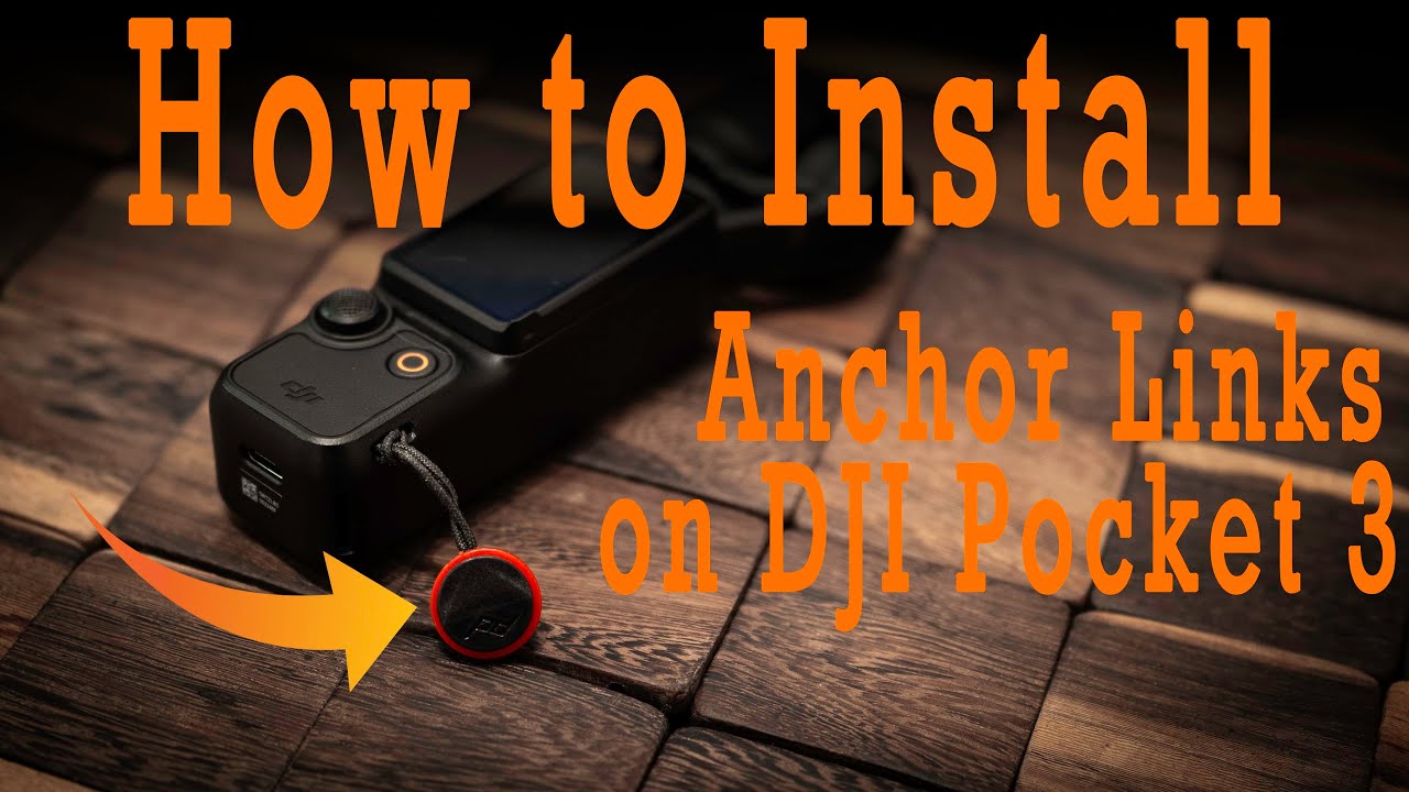 Installing Peak Design Anchor Links on the DJI Pocket 3 - YouTube