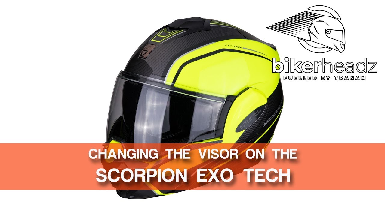 Casco modulare Scorpion Exo-Tech Carbon Top black red helmet casque