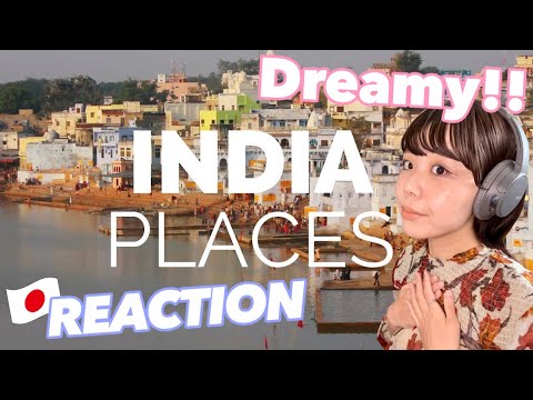 Japanese Girl Reacts to 10 Best Places to Visit in India - Travel Video REACTION!!! India Reaction