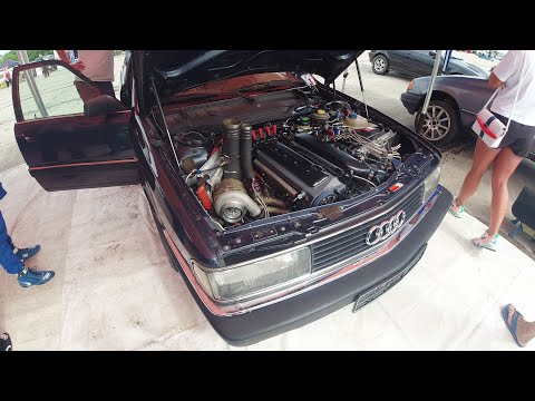 Видео: 1000+WHP Audi 200 20v 2.5t I5 - World's Fastest Street Legal Audi 200!