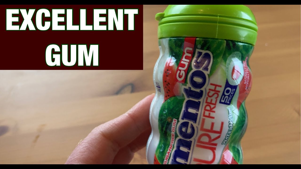 Mentos Gum Watermelon Flavor YouTube