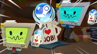 The Job Simulator Platinum made me feel overworked