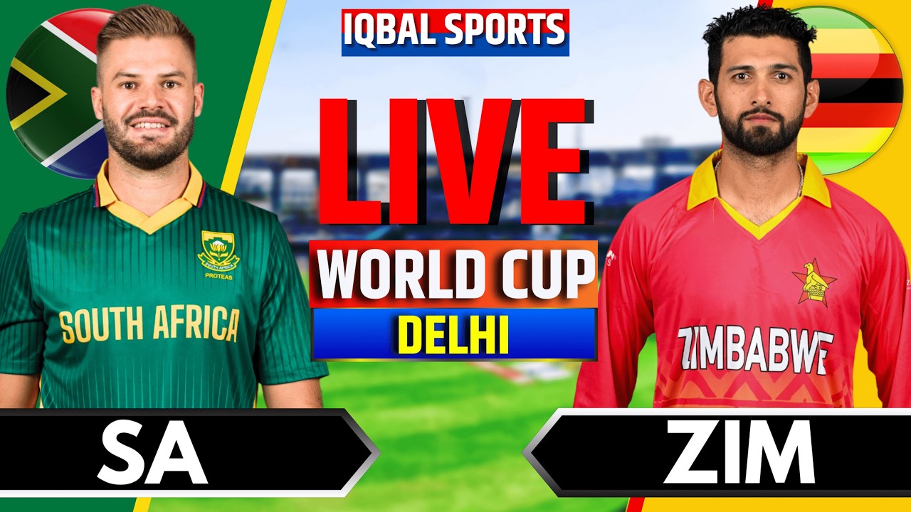 ZIM vs SA Super 8 Match Live, T20 World Cup | Zimbabwe vs South Africa | Live Cricket Match Today