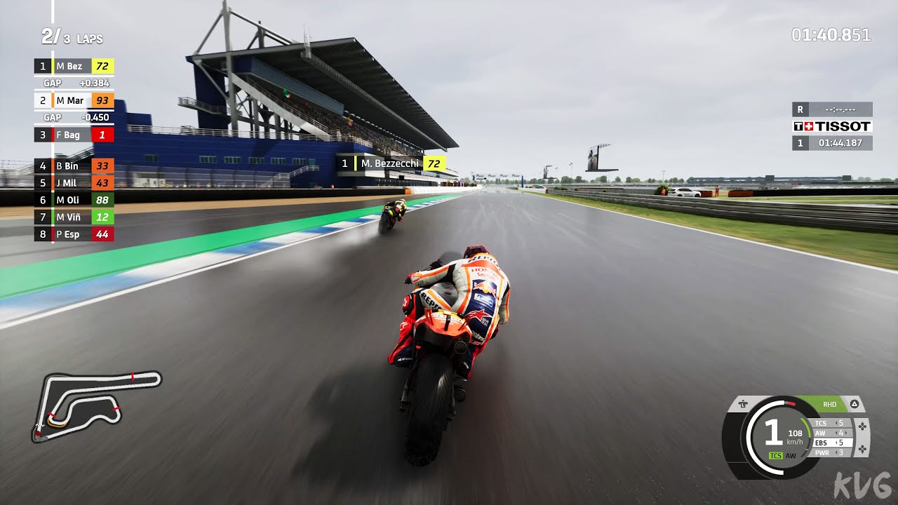 MotoGP 23 - Wet Gameplay (PS5 UHD) 4K60FPS