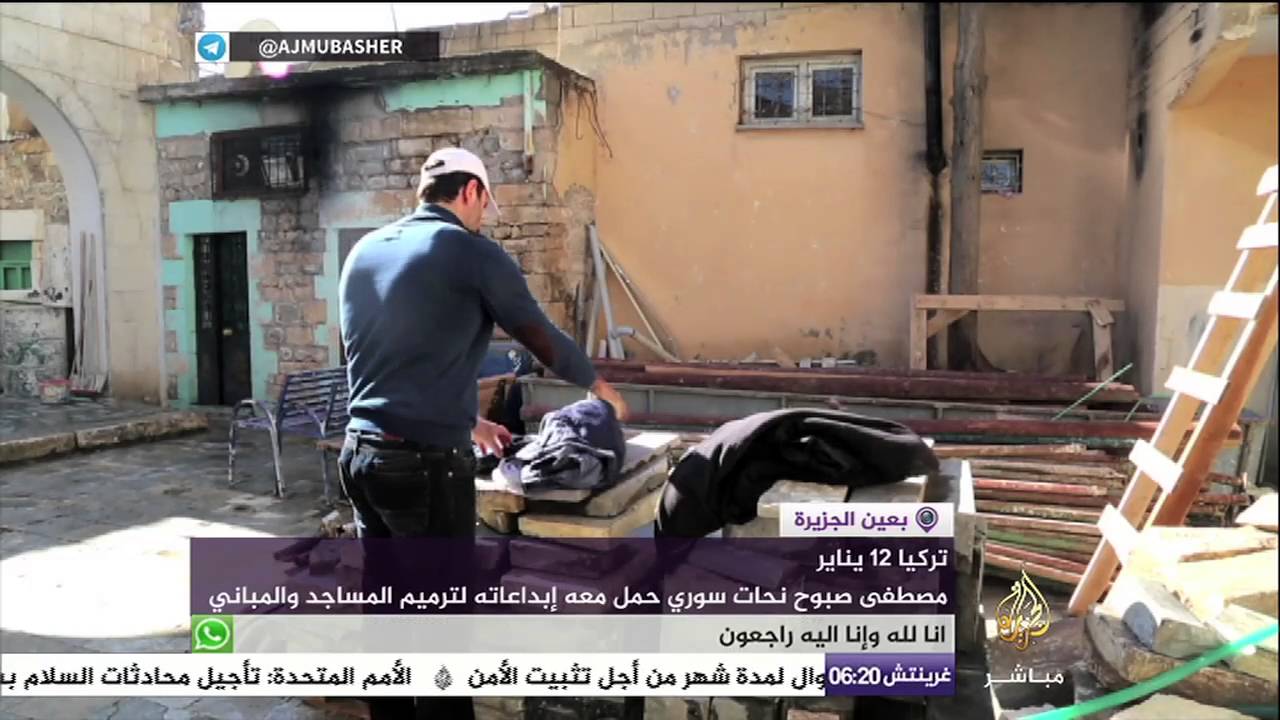 شاهد كيف نجح مصطفي صبوح في ترميم المساجد والمباني