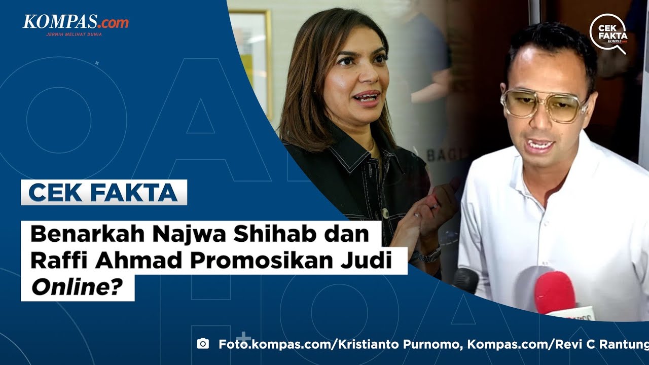 Benarkah Najwa Shihab dan Raffi Ahmad Promosikan Judi Online?