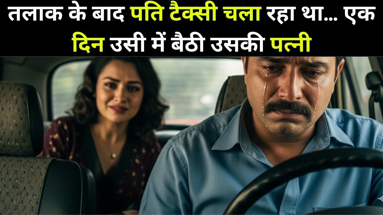तलाक के बाद पति टैक्सी चला रहा था… एक दिन उसी में बैठी उसकी पत्नी #bedtimestories #emotionalstory