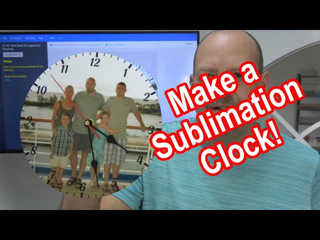 Make a Sublimation Clock! 