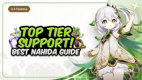 UPDATED NAHIDA GUIDE! Best Nahida Build - Artifacts, Weapons & Teams | Genshin Impact