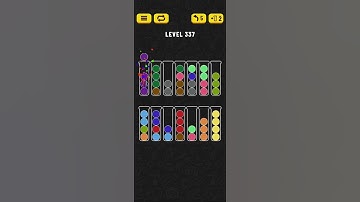 Ball Sort - Color Puzzle Game - Level 337 - Walkthrough SOLVED by RobotPlayer AI!!!