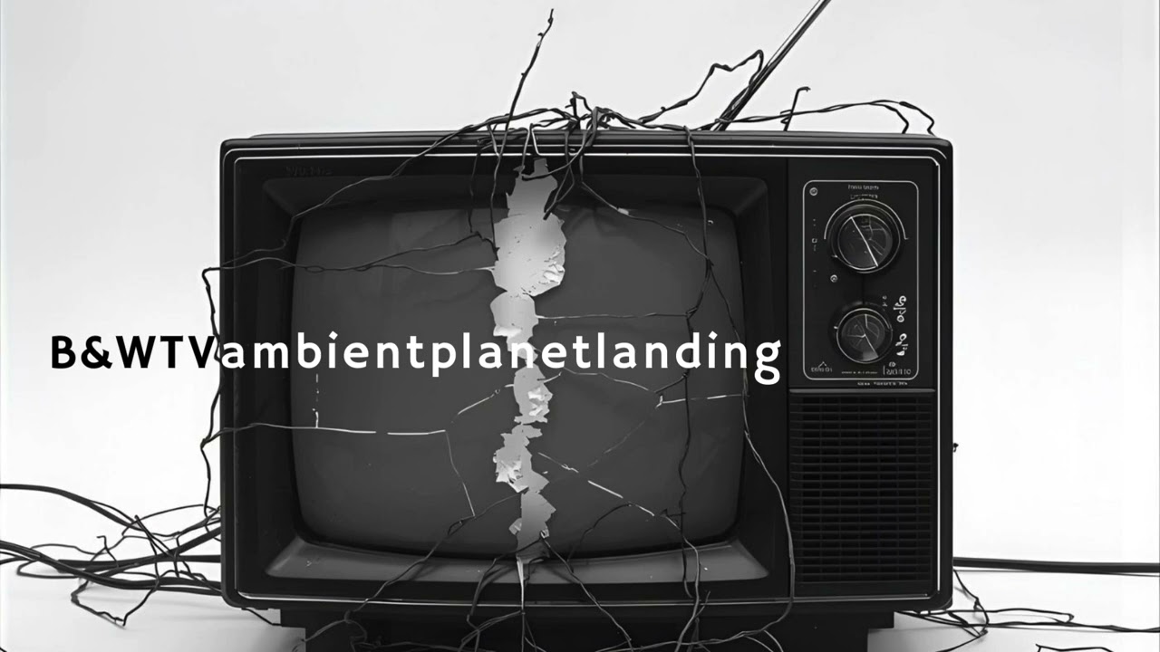 Ambient Planet Landing-  The Birth Of The Universe by Nikola Tesla [ Album Black&White TV ]