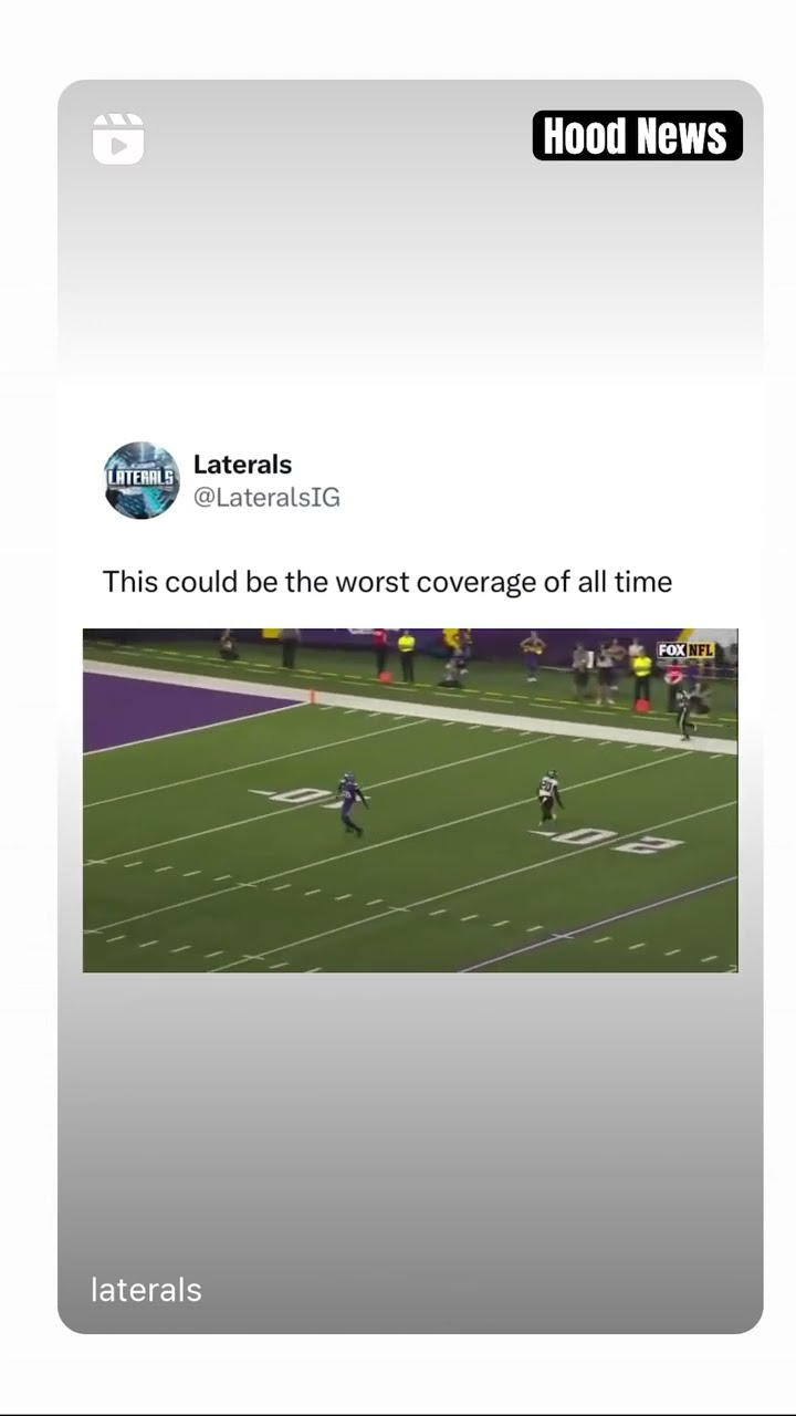 This could be the worst coverage of all time #hoodnews #minnesotavikings #atlantafalcons #jettas