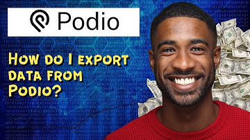 How do I export data from Podio
