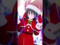 【東方MMD】サンタな霊夢で可愛くてごめん　#shorts