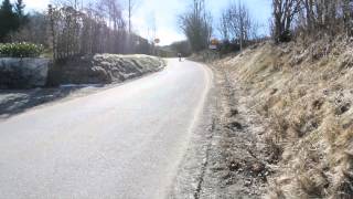 Fast run with Landyachtz Wolfshark 2013