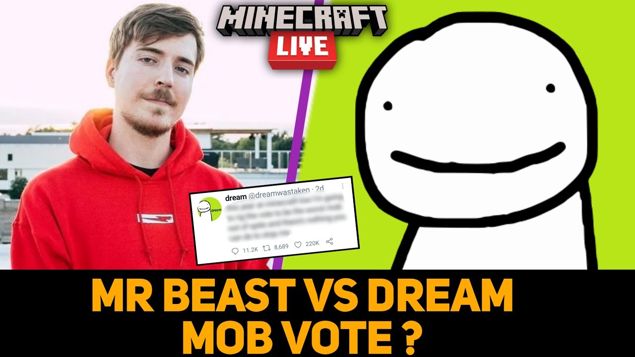 MINECRAFT 1.19 - O DREAM VAI INTERFERIR NA VOTAÇÃO DE MOBS