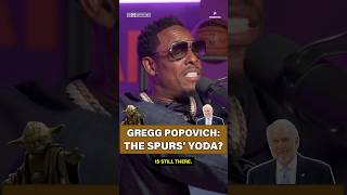 Yoda is still in the building 🧘 #Spurs #GreggPopovich