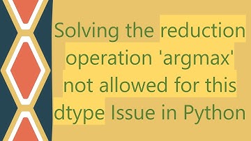 Solving the reduction operation 