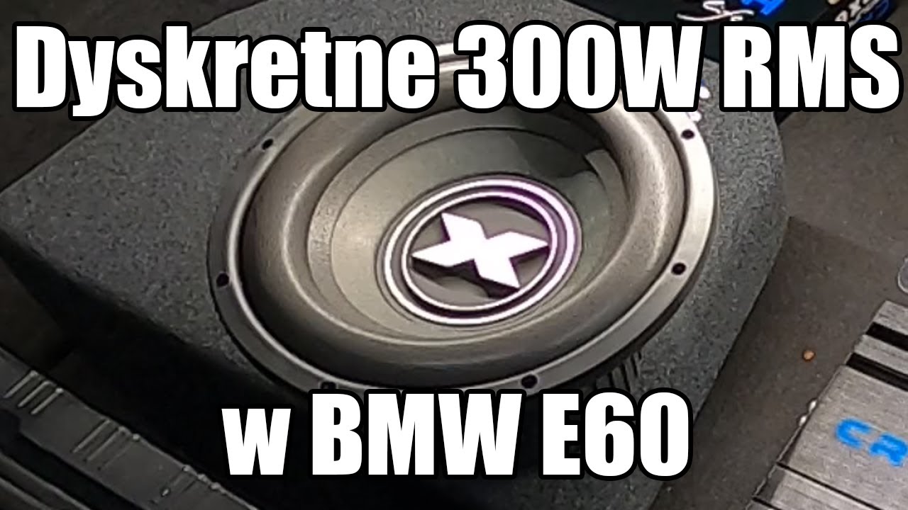 Montaż Subwoofera I Modułu Bluetooth W Bmw E60 - Youtube