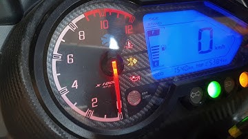 Pulsar 220f warning light blinking problem.