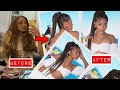 BRAIDED UP PONY!! Getting Chunky Braids | jasmeannnn