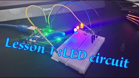 Lesson 1: Leds circuit
