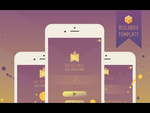 Quiz App Buildbox Template 2.3.5