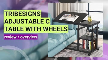 Tribesigns C Table Review: The Ultimate Adjustable Snack & Laptop Stand!