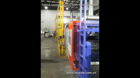 artificial turf back coating machine